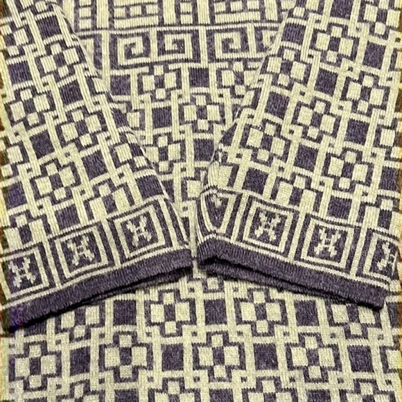 Vintage LECONTE Merino Wool Oversized dark academia Crewneck Sweater SZ M Italy - Picture 6 of 10